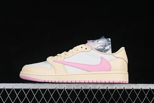 All Categories Air Jordan Jordan Series Basketball Shoes Air Jordan 1 Low Foreign Trade Version Travis Scott x Air Jordan 1 Low OG AJ1 Joe 1 Joint Undercut IQ7604-100
